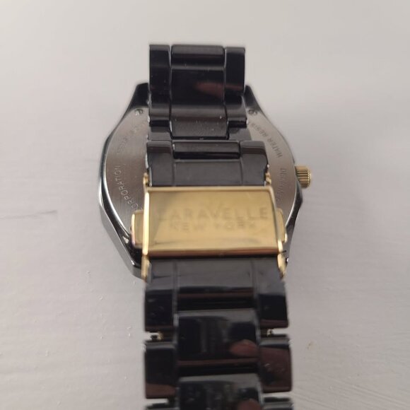 Caravelle 45M109 Women's New York Black Dial Black Ceramic Bracelet Watch - Picture 4 of 7